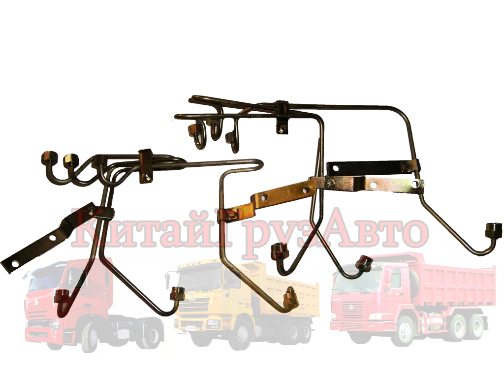 61560080278+ Трубки высокого давления на форсунки HOWO E2