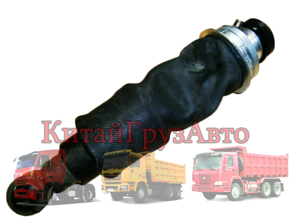 AZ1664430103 Амортизатор кабины передний HOWO A7 (Пневматический) (Createc)