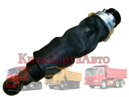 AZ1664430103 Амортизатор кабины передний HOWO A7 (Пневматический) (Createc)