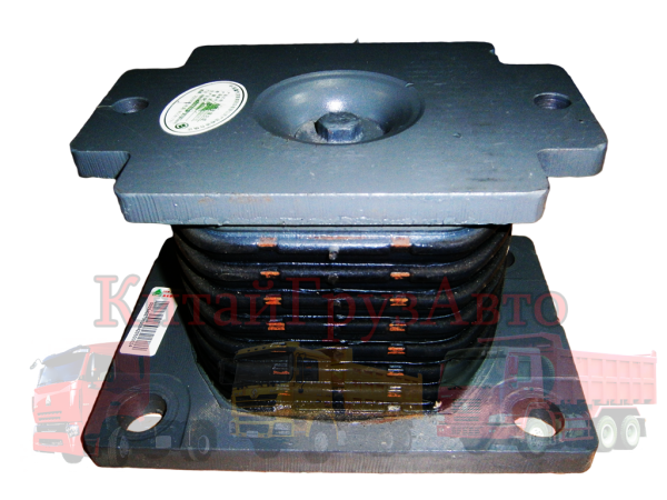 AZ9725520276.2 Подушка задней рессоры HOWO (2 отверстия)